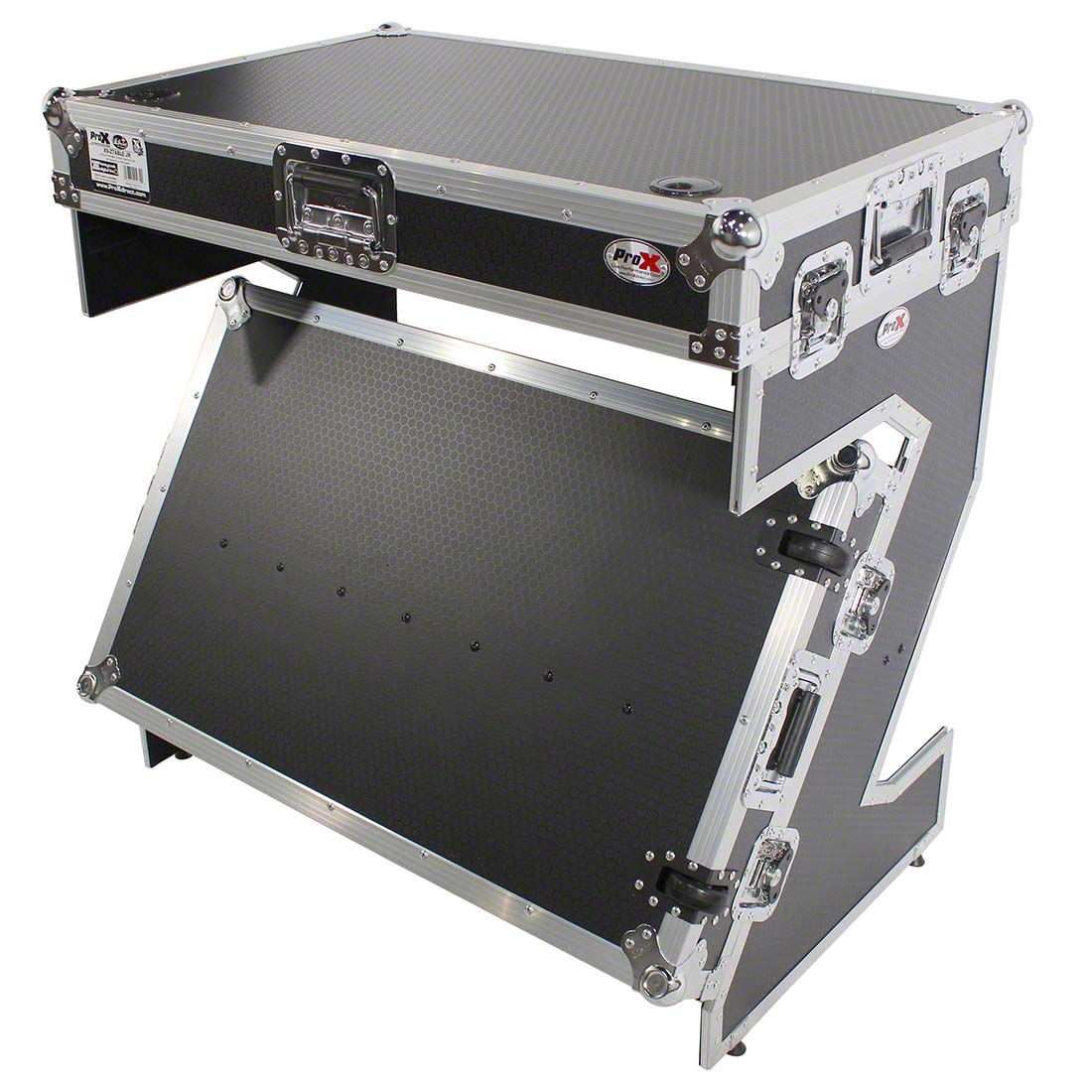 ProX XS-ZTABLE JR Z-Table DJ Mobile Workstation Table Flight Case